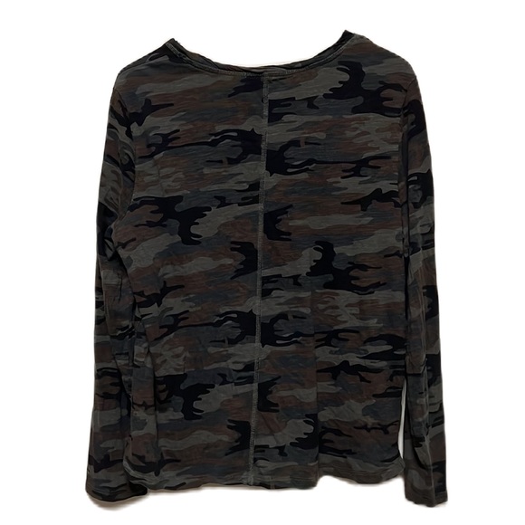 Women’s SOCIAL STANDARD by Sanctuary, Army Print Top, Multi Colors, Size XL - Picture 2 of 4